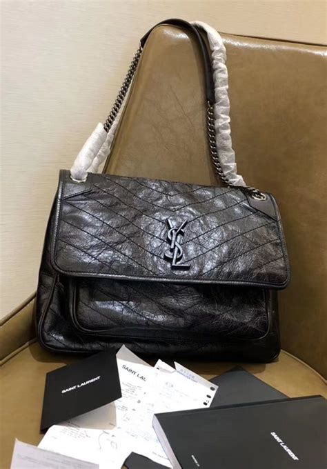 niki shopping bag ysl|YSL large niki bag.